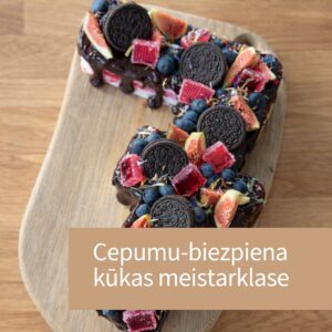 Cepumu-biezpiena kūkas meistarklase