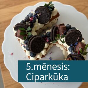 5.mēnesis: Ciparkūka